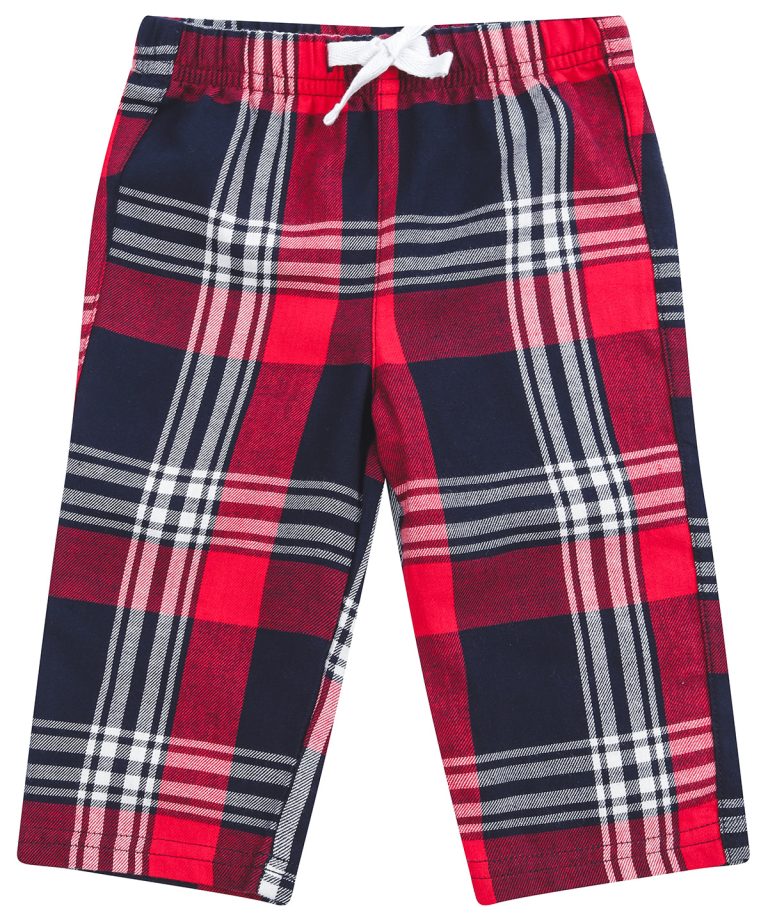 Larkwood &#8211; Tartan Lounge Trousers LW83T, Vivid Promotion Workwear