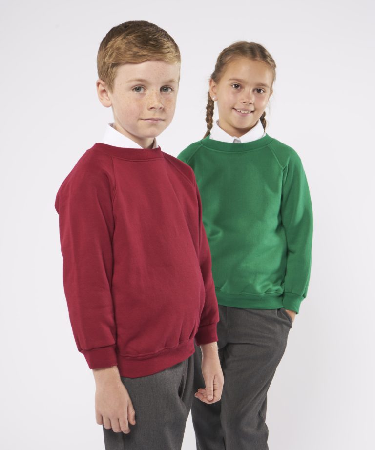 Maddins &#8211; Kids Coloursure Sweatshirt MD01B, Vivid Promotion Workwear