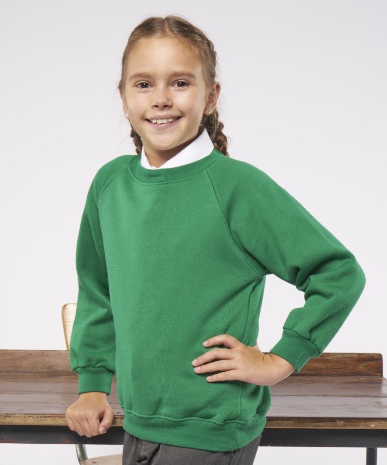 Maddins &#8211; Kids Coloursure Sweatshirt MD01B, Vivid Promotion Workwear