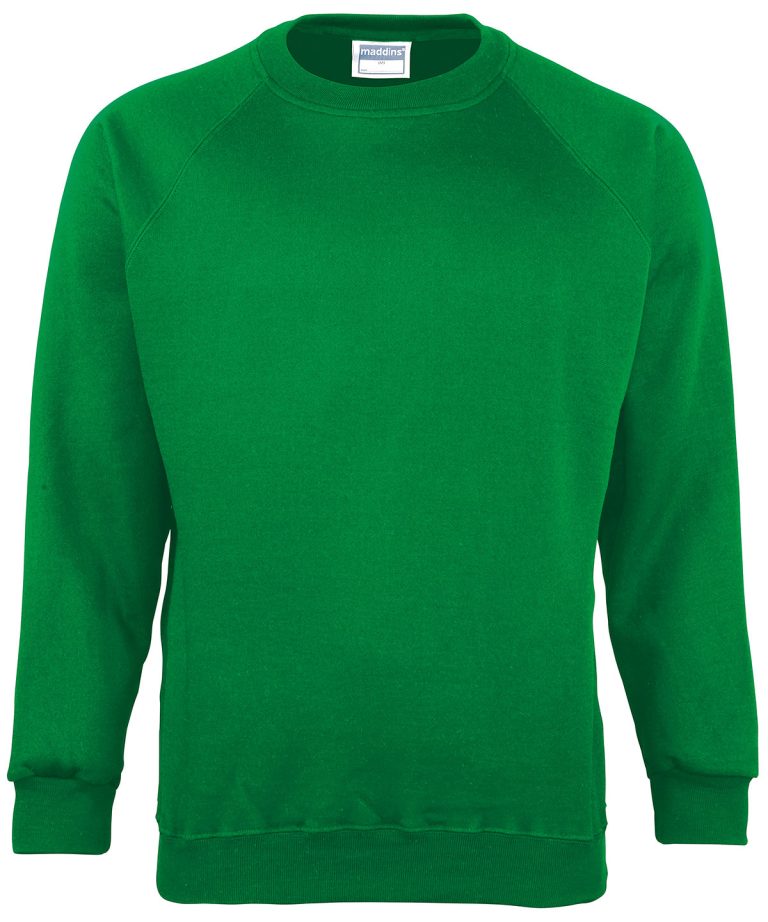 Maddins &#8211; Kids Coloursure Sweatshirt MD01B, Vivid Promotion Workwear