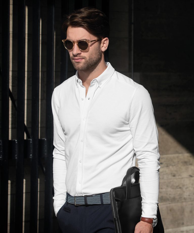 Nimbus &#8211; Kingston  Stretch Deluxe Piqu・Shirt N103M, Vivid Promotion Workwear