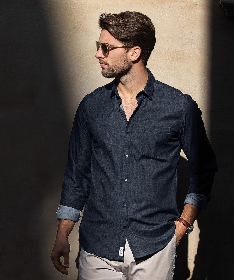 Nimbus – Torrance Modern Fit  Raw And Stylish Denim Shirt N108M, Vivid Promotion Workwear Nimbus – Torrance Modern Fit  Raw And Stylish Denim Shirt N108M, Vivid Promotion Workwear
