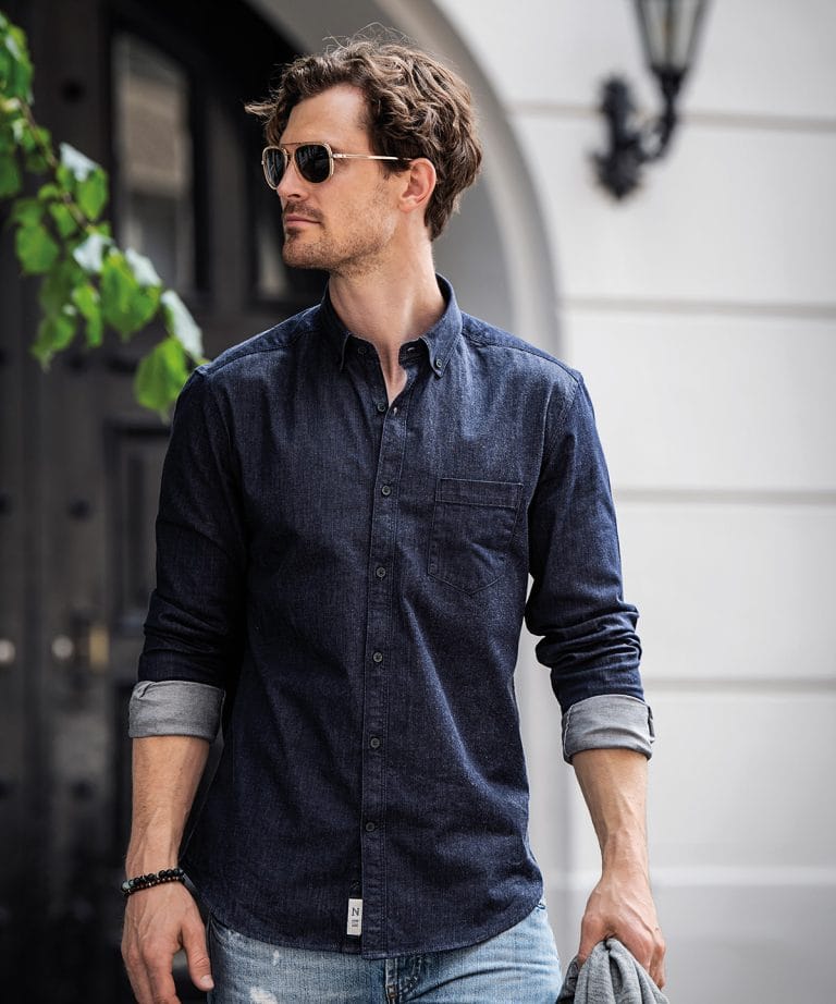 Nimbus – Torrance Slim Fit  Raw And Stylish Denim Shirt NB65M, Vivid Promotion Workwear Nimbus – Torrance Slim Fit  Raw And Stylish Denim Shirt NB65M, Vivid Promotion Workwear