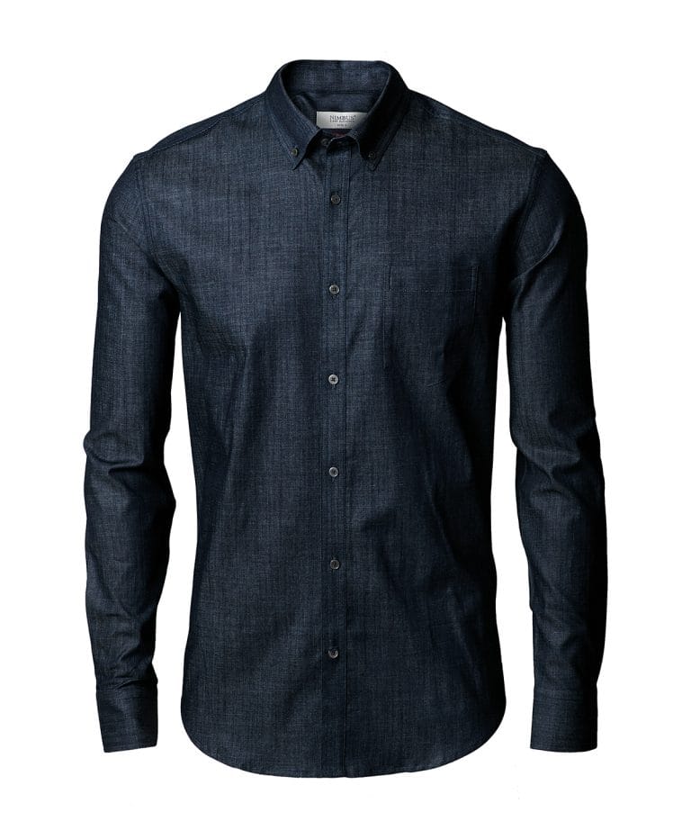 Nimbus - Torrance Slim Fit  Raw And Stylish Denim Shirt NB65M
