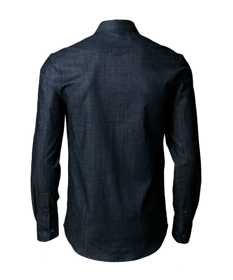 Alternative view of Nimbus - Torrance Slim Fit  Raw And Stylish Denim Shirt NB65M