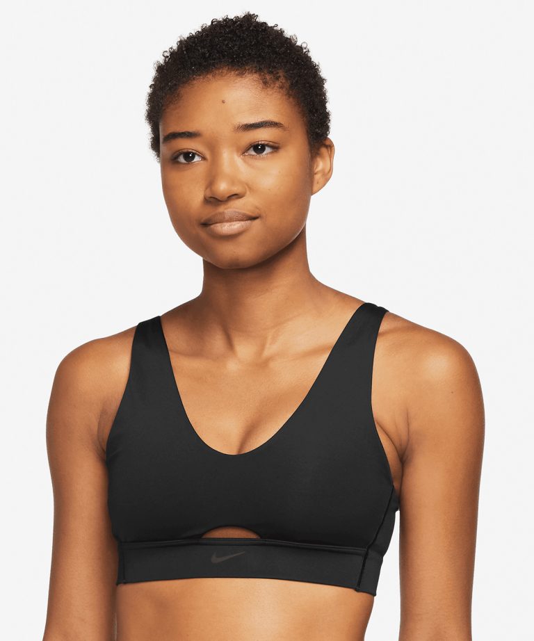 Nike - Womens Nike Dri - Fit Indy Plunge Cutout Bra NK381