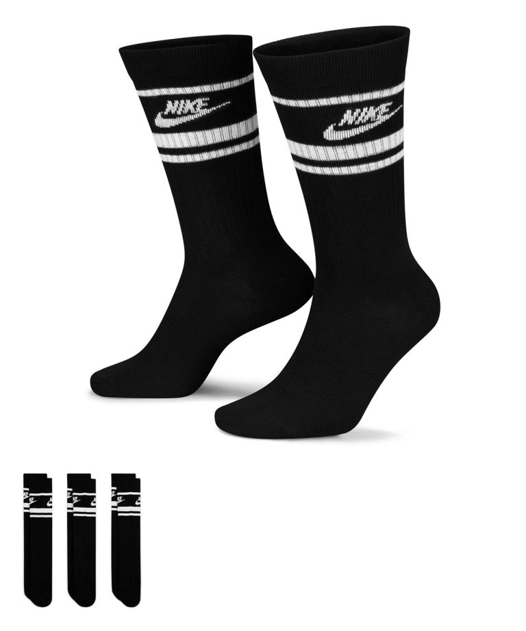 Nike &#8211; Nike Dri &#8211; Fit Sportswear Everyday Essential Socks (3 Pairs) NK397, Vivid Promotion Workwear