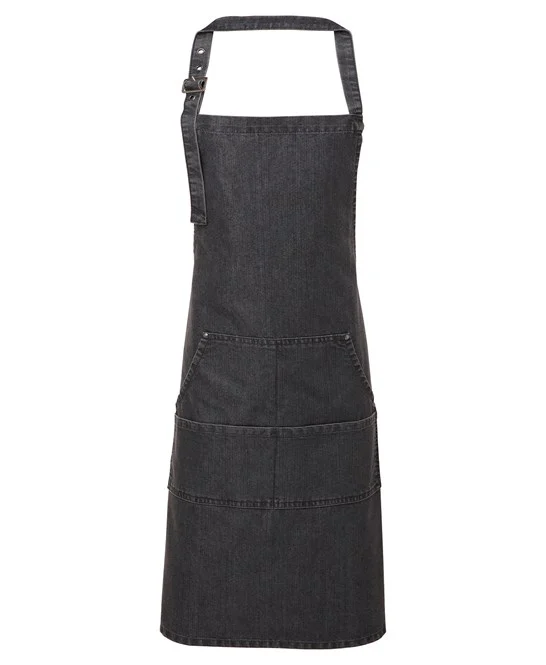 Alternative view of Premier - Jeans Stitch Bib Apron PR126