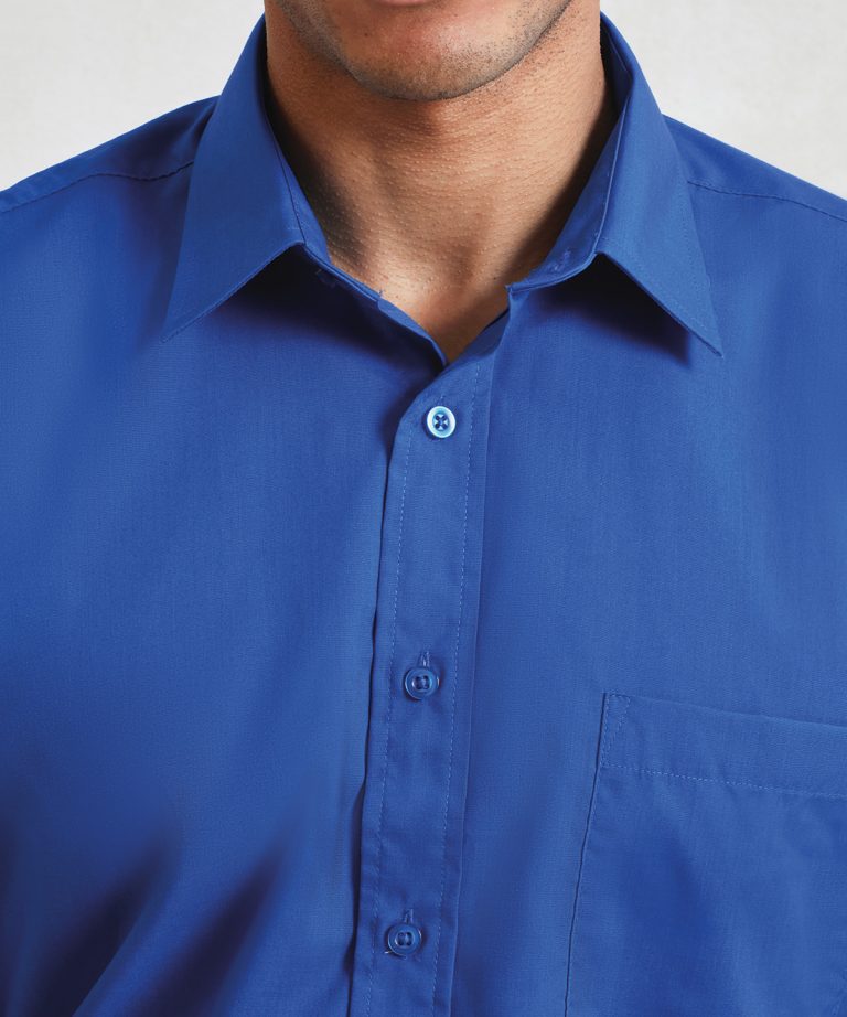 Premier &#8211; Long Sleeve Poplin Shirt PR200, Vivid Promotion Workwear