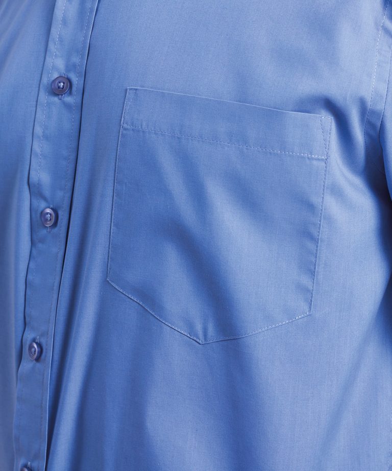 Premier &#8211; Short Sleeve Poplin Shirt PR202, Vivid Promotion Workwear