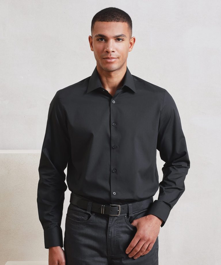 Premier &#8211; Long Sleeve Recyclight Poplin Shirt PR203, Vivid Promotion Workwear