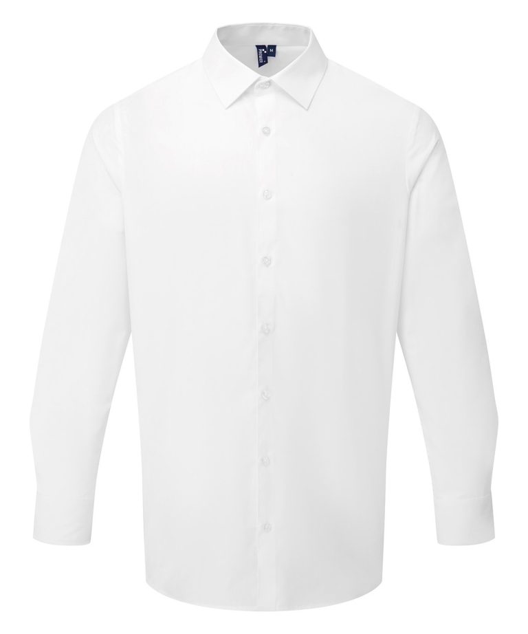 Premier &#8211; Long Sleeve Recyclight Poplin Shirt PR203, Vivid Promotion Workwear