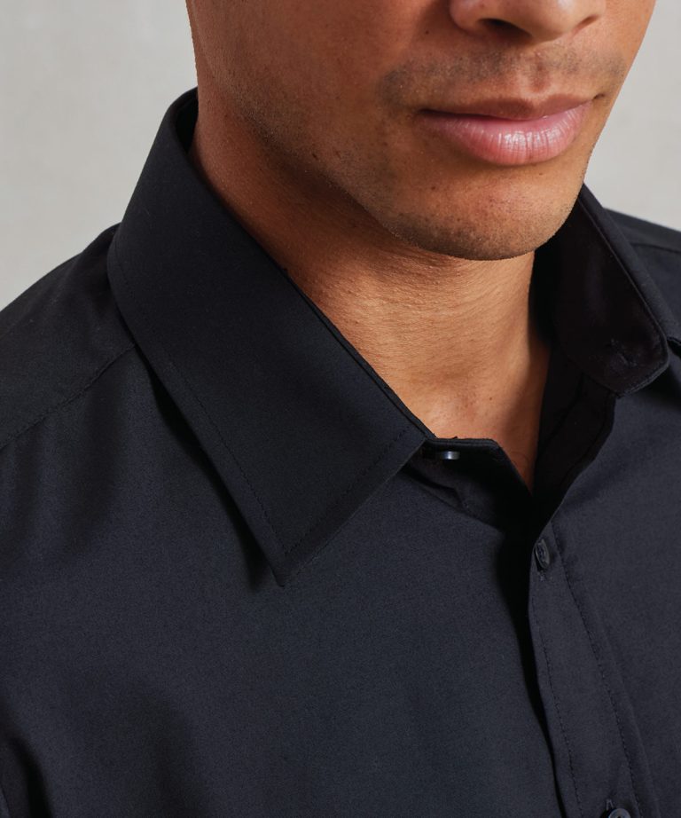 Premier &#8211; Poplin Fitted Long Sleeve Shirt PR204, Vivid Promotion Workwear