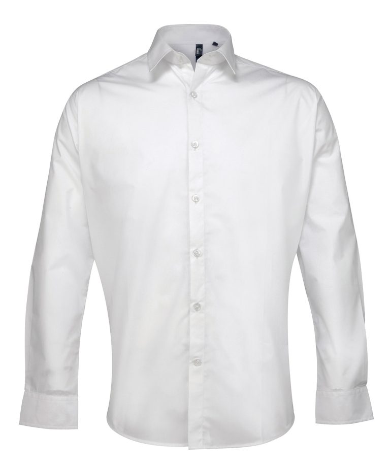 Alternative view of Premier - Supreme Poplin Long Sleeve Shirt PR207