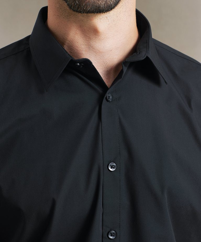 Premier &#8211; Supreme Poplin Short Sleeve Shirt PR209, Vivid Promotion Workwear