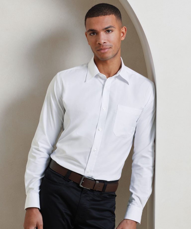 Alternative view of Premier - Signature Oxford Long Sleeve Shirt PR234
