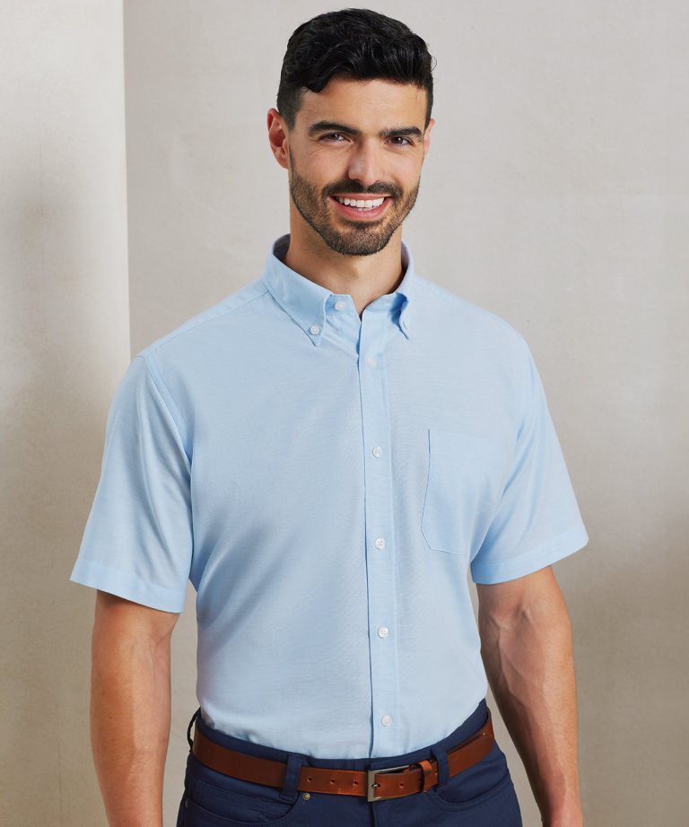 Alternative view of Premier - Signature Oxford Short Sleeve Shirt PR236