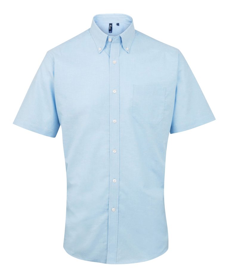 Premier &#8211; Signature Oxford Short Sleeve Shirt PR236, Vivid Promotion Workwear
