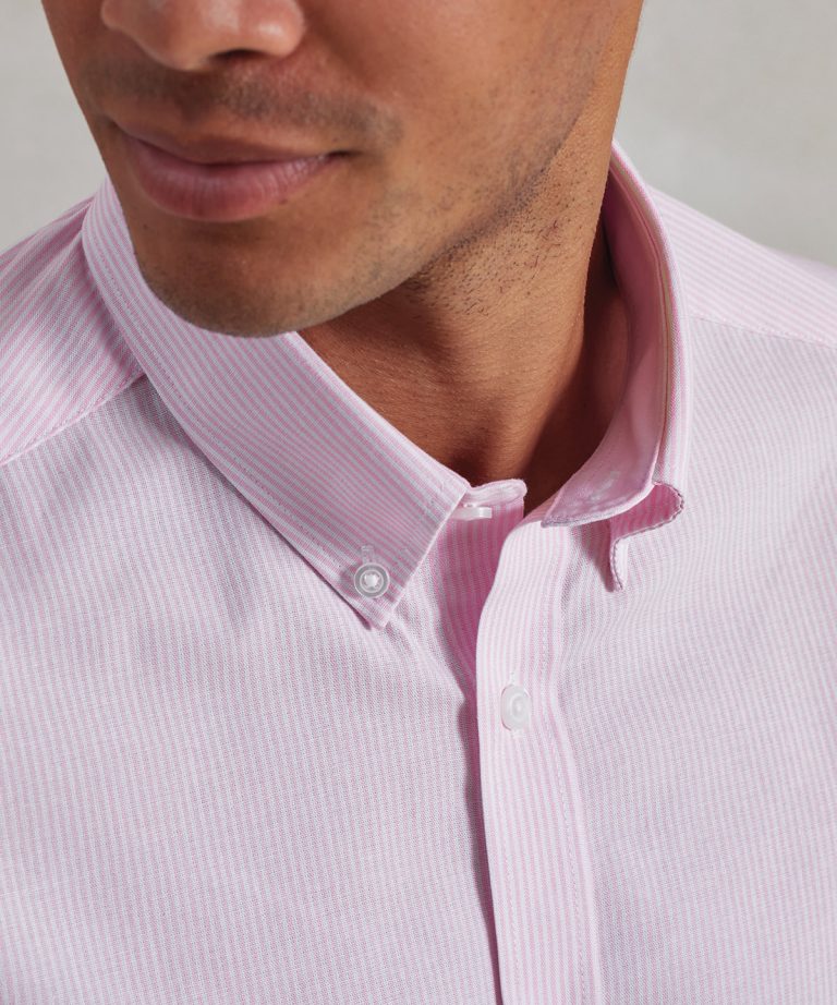 Premier &#8211; Cotton &#8211; Rich Oxford Stripes Shirt PR238, Vivid Promotion Workwear