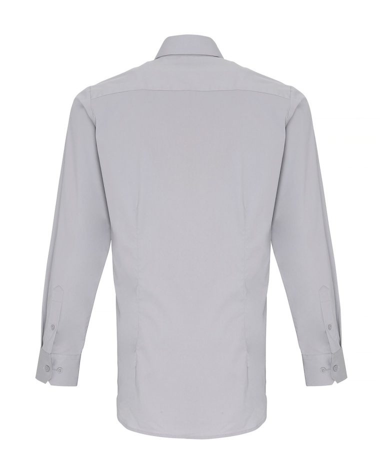 Alternative view of Premier - Stretch Fit Cotton Poplin Long Sleeve Shirt PR244