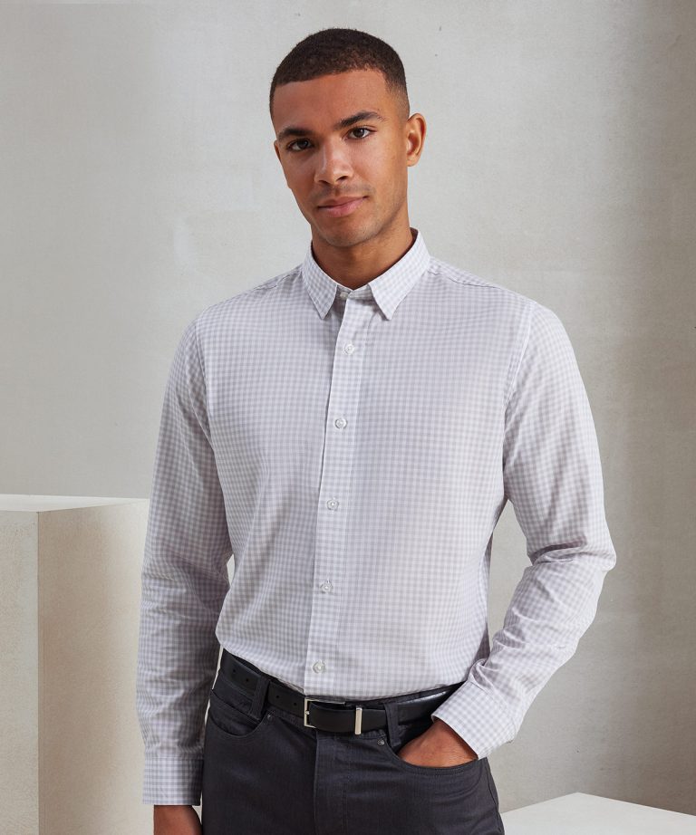 Premier &#8211; Maxton Check Long Sleeve Shirt PR252, Vivid Promotion Workwear