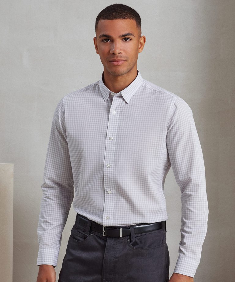 Premier &#8211; Maxton Check Long Sleeve Shirt PR252, Vivid Promotion Workwear