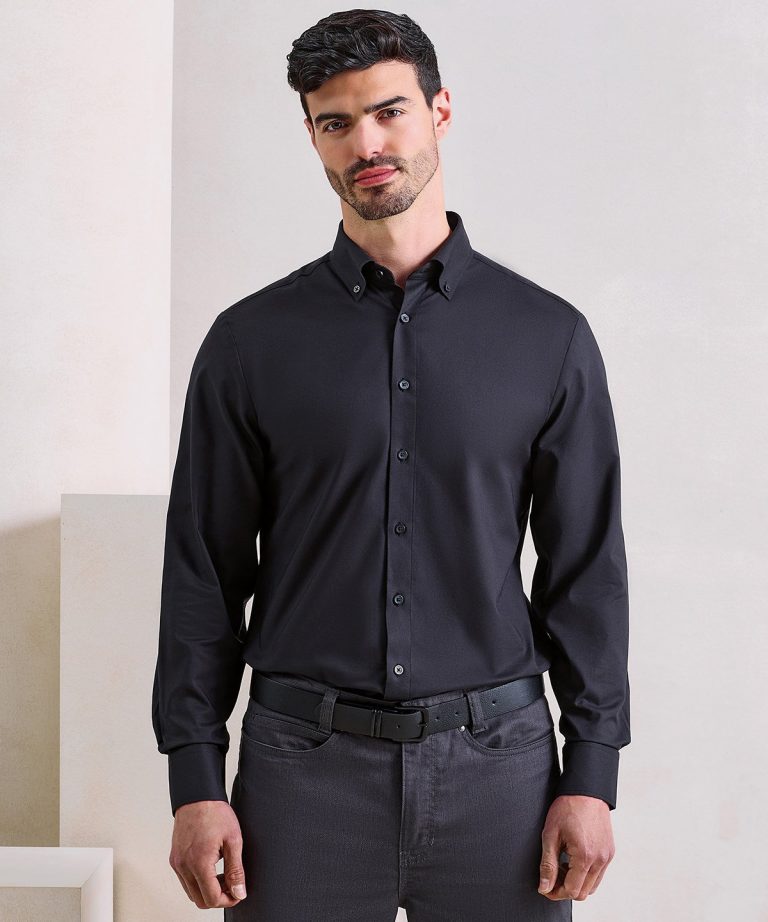 Premier &#8211; Supreme Oxford Long Sleeve Shirt PR284, Vivid Promotion Workwear