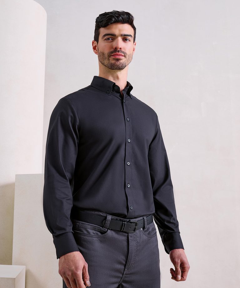 Premier &#8211; Supreme Oxford Long Sleeve Shirt PR284, Vivid Promotion Workwear