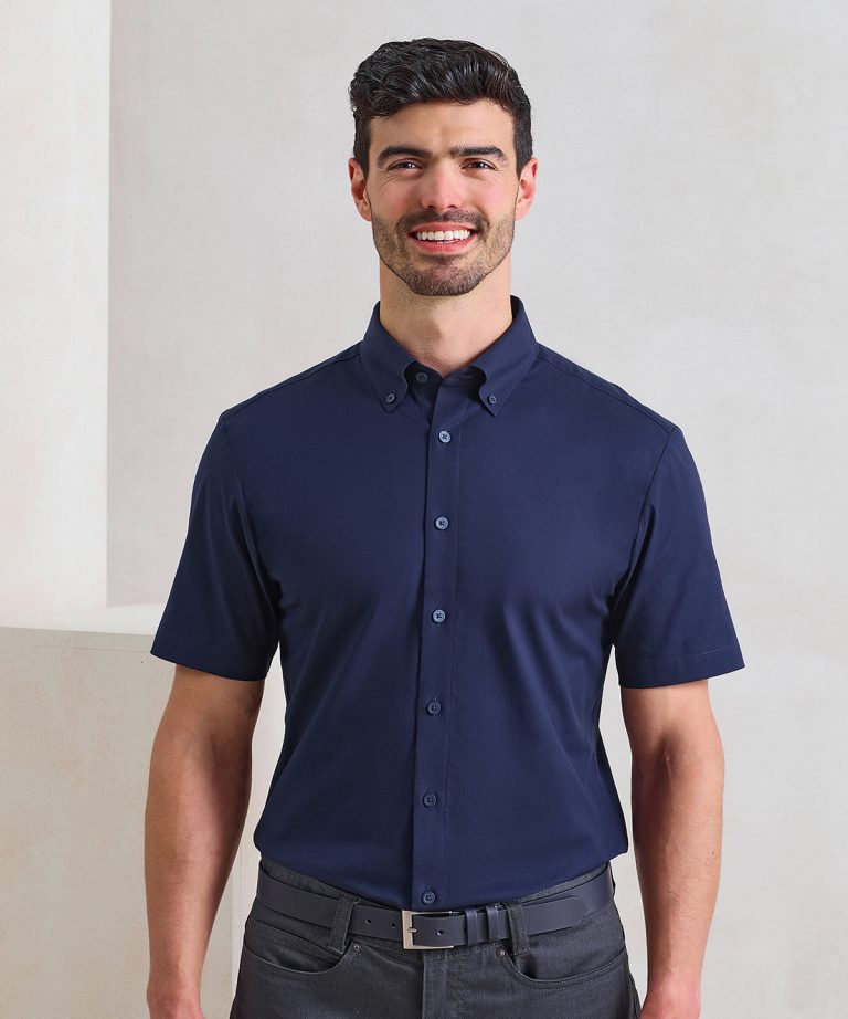 Premier &#8211; Supreme Oxford Short Sleeve Shirt PR286, Vivid Promotion Workwear