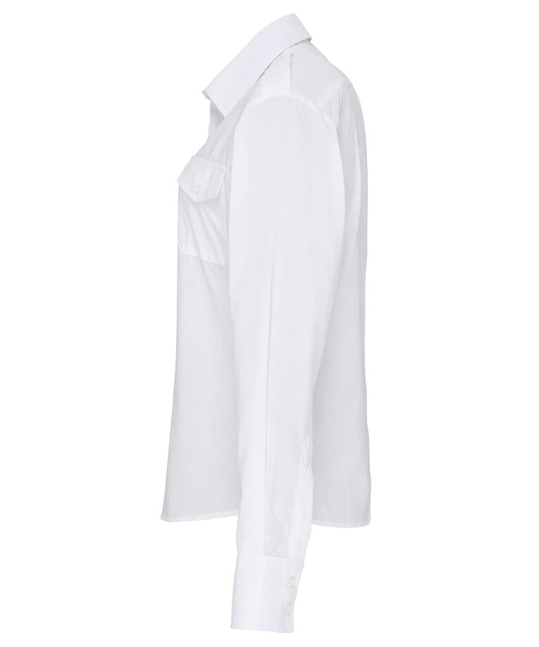 Premier &#8211; Womens Long Sleeve Pilot Shirt PR310, Vivid Promotion Workwear