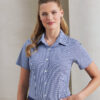 Kustom Kit &#8211; Business Blouse Long &#8211; Sleeved (Tailored Fit) K743F, Vivid Promotion Workwear