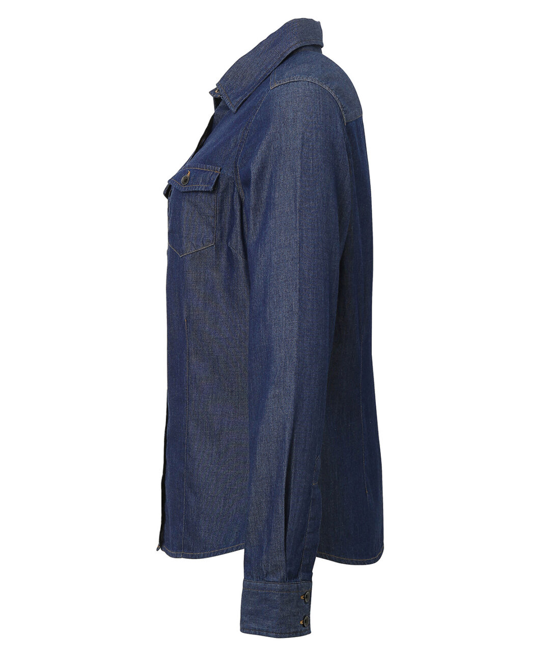 Premier &#8211; Womens Jeans Stitch Denim Shirt PR322, Vivid Promotion Workwear
