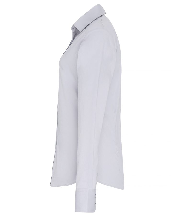 Premier &#8211; Womens Stretch Fit Cotton Poplin Long Sleeve Blouse PR344, Vivid Promotion Workwear
