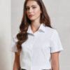 Russell Europe &#8211; Womens Long Sleeve Ultimate Non &#8211; Iron Shirt J956F, Vivid Promotion Workwear