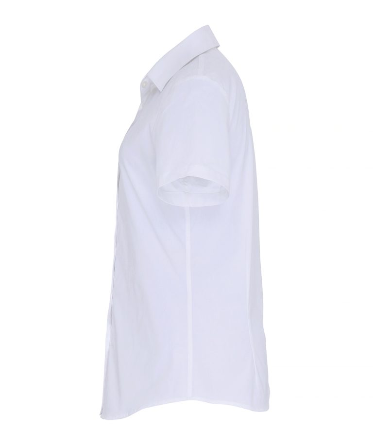 Premier &#8211; Womens Stretch Fit Cotton Poplin Short Sleeve Blouse PR346, Vivid Promotion Workwear