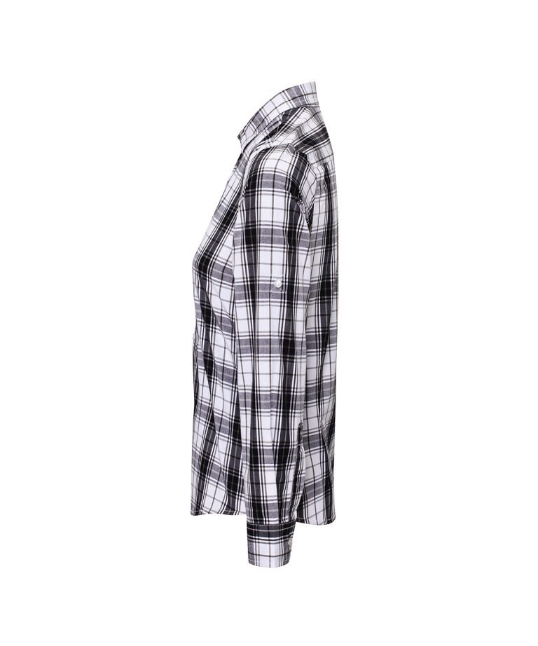 Premier Womens Ginmill Check Cotton Long Sleeve Shirt PR354, Vivid Promotion Workwear