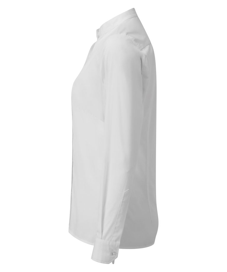 Alternative view of Premier - Womens Banded Collar Grandad Shirt PR358