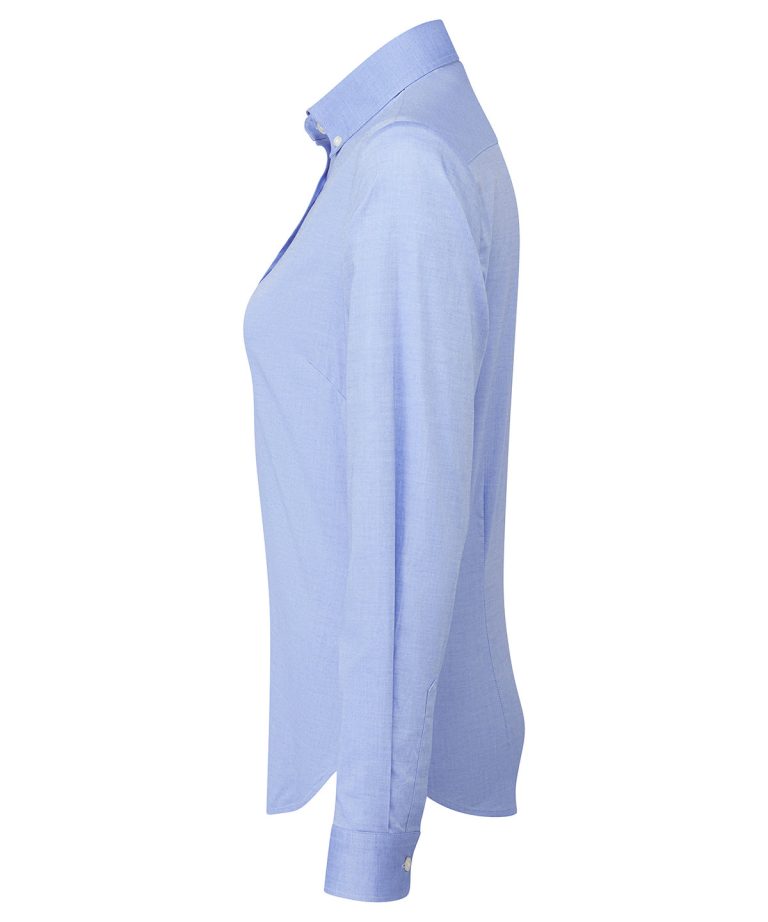 Premier &#8211; Womens Supreme Oxford Long Sleeve Shirt PR384, Vivid Promotion Workwear