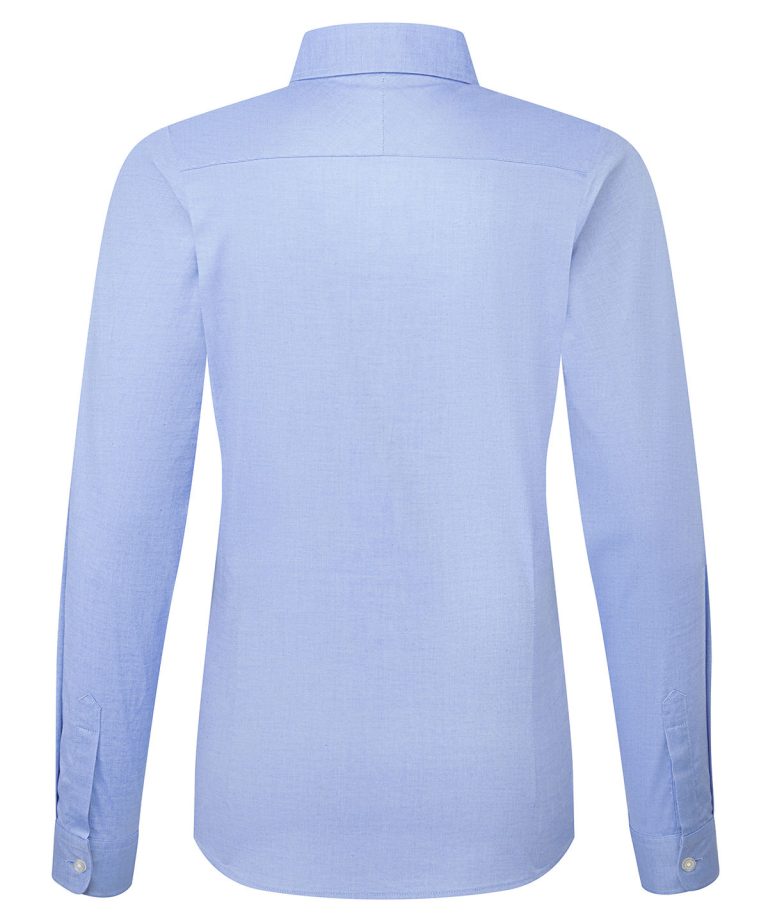 Premier &#8211; Womens Supreme Oxford Long Sleeve Shirt PR384, Vivid Promotion Workwear