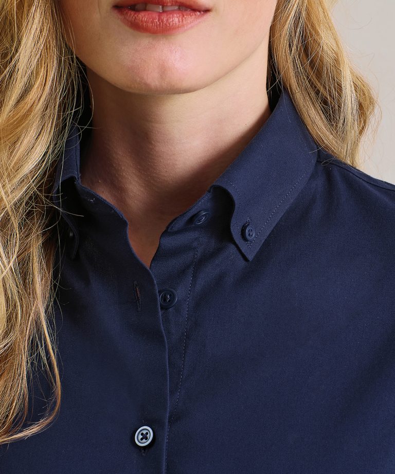 Premier &#8211; Womens Supreme Oxford Short Sleeve Shirt PR386, Vivid Promotion Workwear