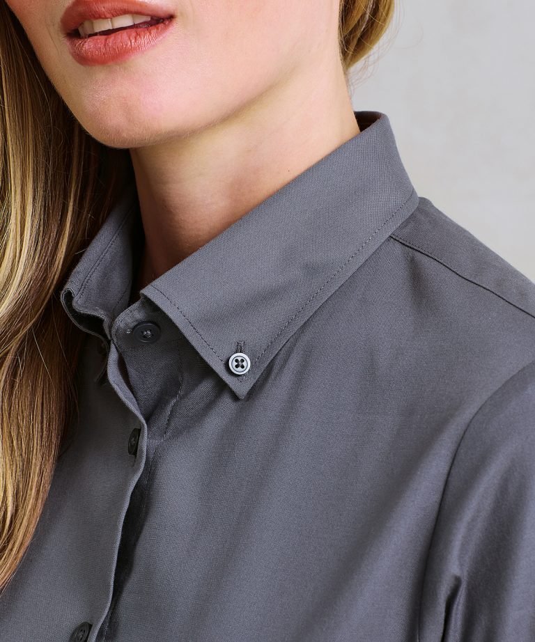 Premier &#8211; Womens Supreme Oxford Short Sleeve Shirt PR386, Vivid Promotion Workwear