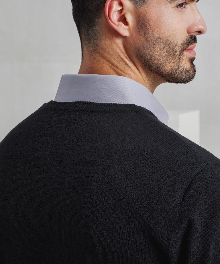 Premier &#8211; Essential Acrylic V-Neck Sweater PR400, Vivid Promotion Workwear