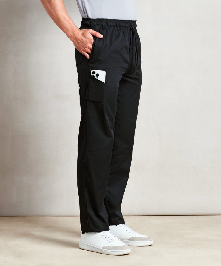 Premier &#8211; Chefs Select Slim Leg Trousers PR554, Vivid Promotion Workwear
