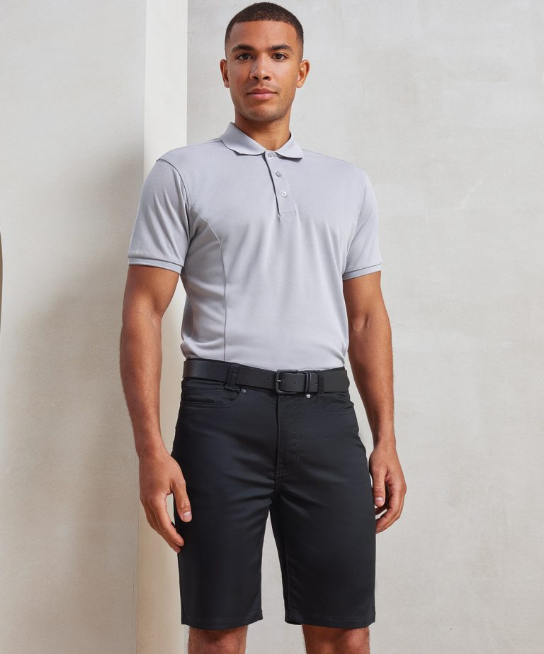 Premier &#8211; Performance Chino Shorts PR562, Vivid Promotion Workwear