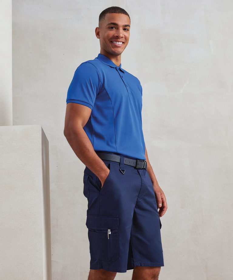 Premier &#8211; Workwear Cargo Shorts PR564, Vivid Promotion Workwear