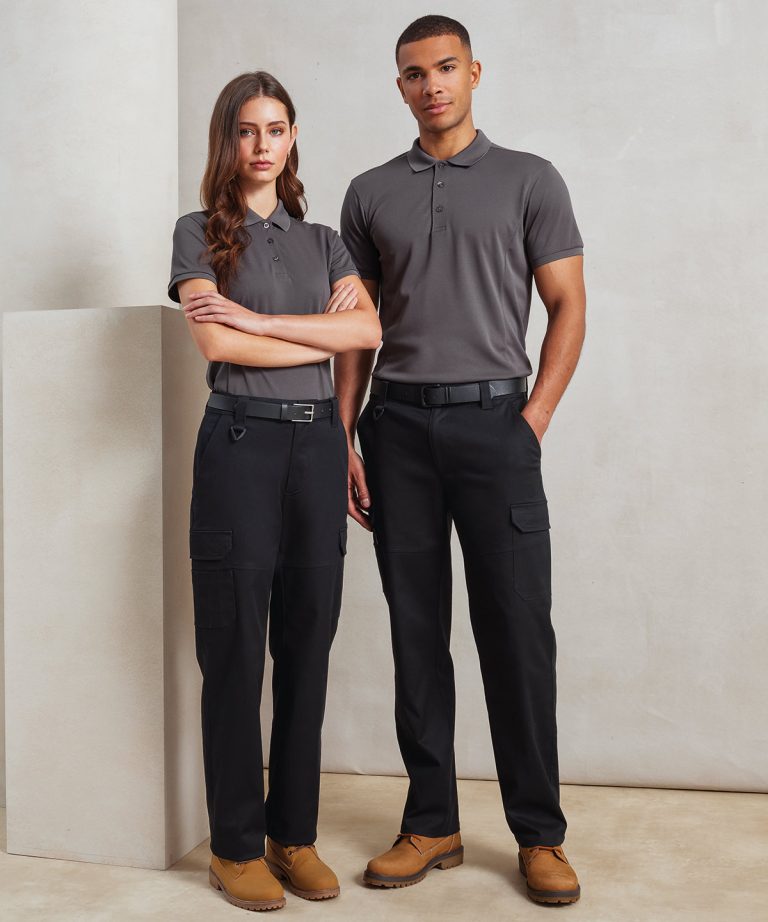 Alternative view of Premier - Stretchchecker Work Cargo Trousers PR565