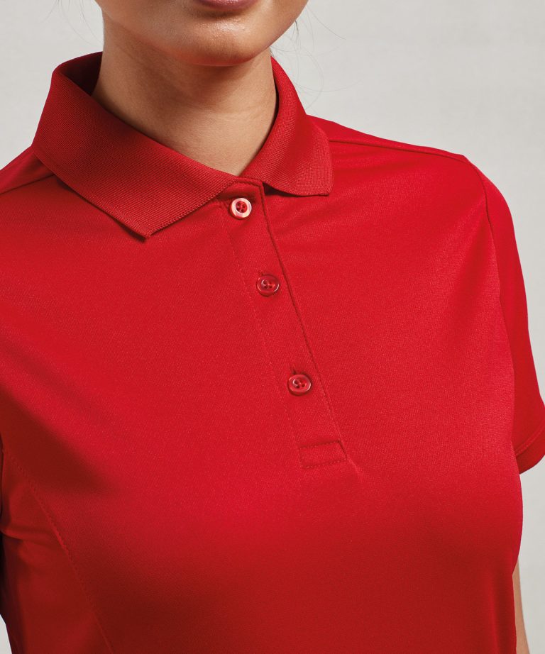 Premier &#8211; Womens Coolchecker Piqu Polo PR616, Vivid Promotion Workwear
