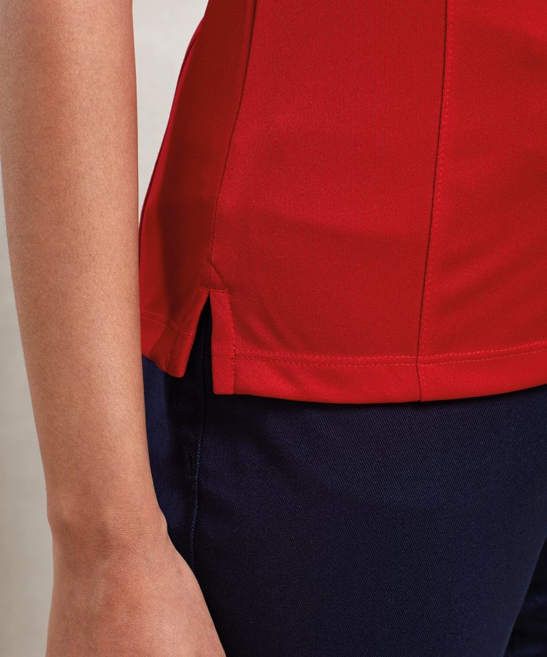 Premier &#8211; Womens Coolchecker Piqu Polo PR616, Vivid Promotion Workwear
