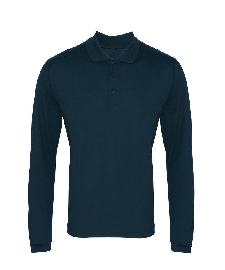 Alternative view of Premier - Long Sleeve Coolchecker Piqu Polo PR617