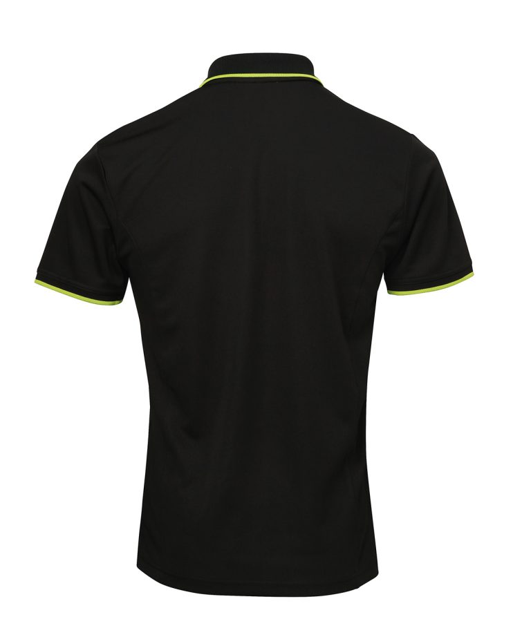 Premier &#8211; Contrast Coolchecker Polo PR618, Vivid Promotion Workwear